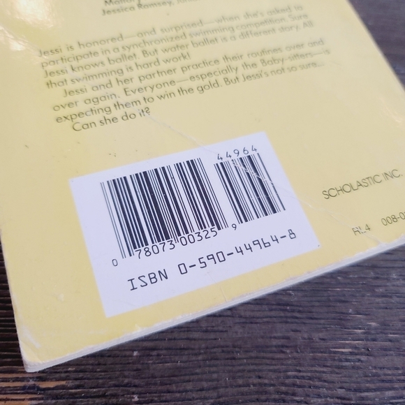 Vintage 90s The Babysitters Club #55 Jessi's Gold Medal Scholastic Paperback - Picture 4 of 8